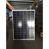 厂家直营 100W单晶 太阳能充12V电瓶 太阳能电池板 18V光伏路灯板