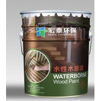 厂家直销环保：二合一高级水性木器漆，清水稀释户外漆，无害