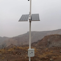 40W太阳能监控供电系统 12V光伏板免打孔监控支架定制